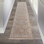 Nourison Homestead HMS01 Runner Rug, Brick, 2'7" x 10'