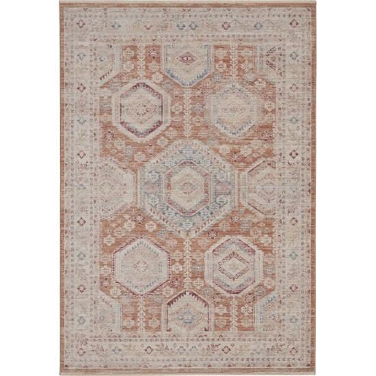 Nourison Homestead HMS01 Area Rug, Brick, 5'3" x 7'8"