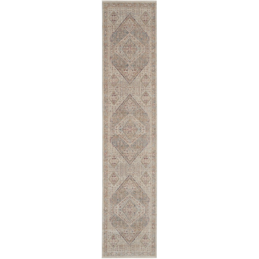 Nourison Homestead HMS03 Runner Rug, Beige/Grey, 2'7" x 10'