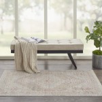 Nourison Homestead HMS03 Area Rug, Beige/Grey, 3' x 5'