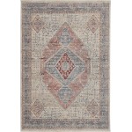 Nourison Homestead HMS03 Area Rug, Blue/Grey, 5'3" x 7'8"