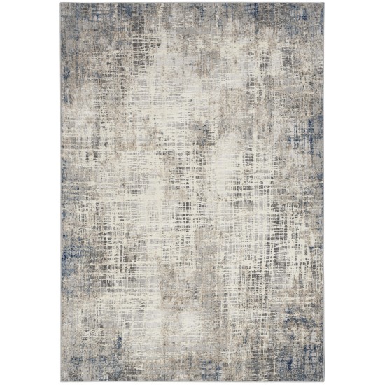 Calvin Klein CK022 Infinity IFN01 Area Rug, Blue/Multicolor, 4' x 6'