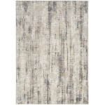 Calvin Klein CK022 Infinity IFN02 Area Rug, Ivory/Grey/Blue, 4' x 6'