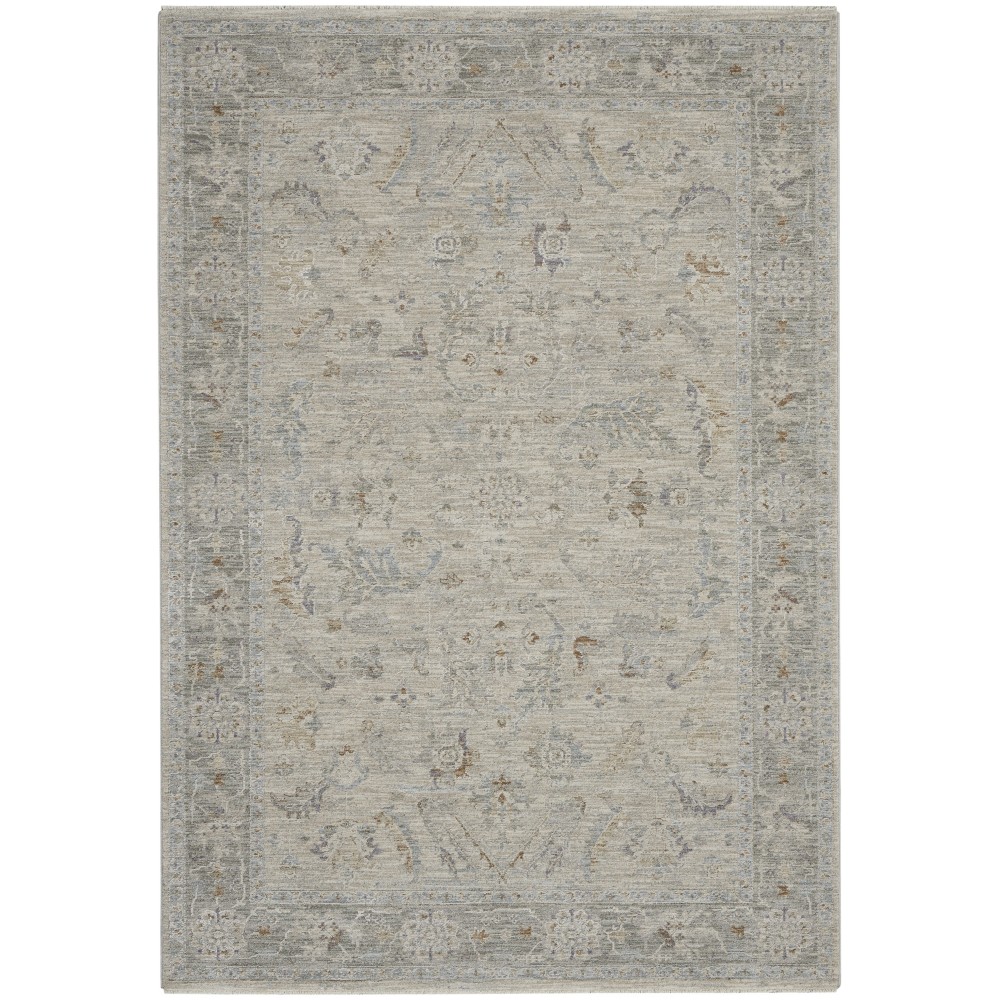 Nourison Infinite IFT01 Area Rug, Light Grey, 3'11" x 5'11"