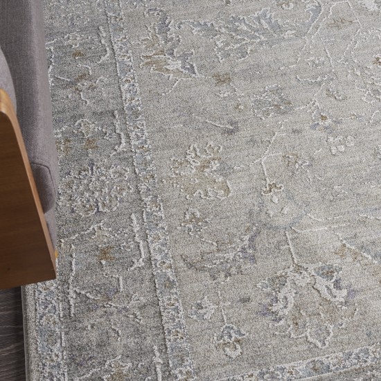 Nourison Infinite IFT01 Area Rug, Light Grey, 3'11" x 5'11"