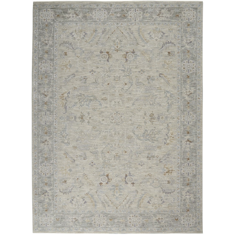 Nourison Infinite IFT01 Area Rug, Light Grey, 7'10" x 10'4"