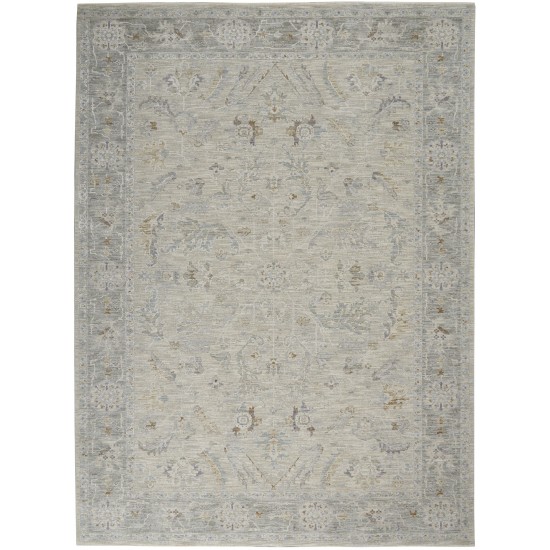 Nourison Infinite IFT01 Area Rug, Light Grey, 9'3" x 12'7"