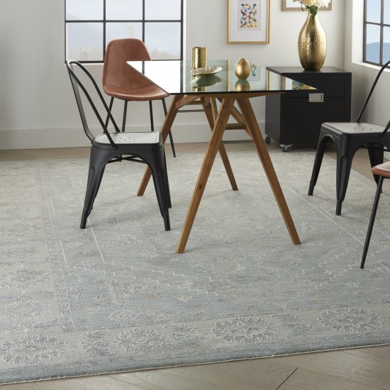 Nourison Infinite IFT02 Area Rug, Blue, 7'10" x 10'4"