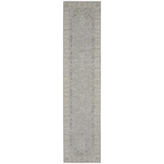 Nourison Infinite IFT02 Runner Rug, Grey, 2'3" x 10'2"