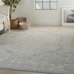 Nourison Infinite IFT02 Area Rug, Grey, 7'10" x 10'4"