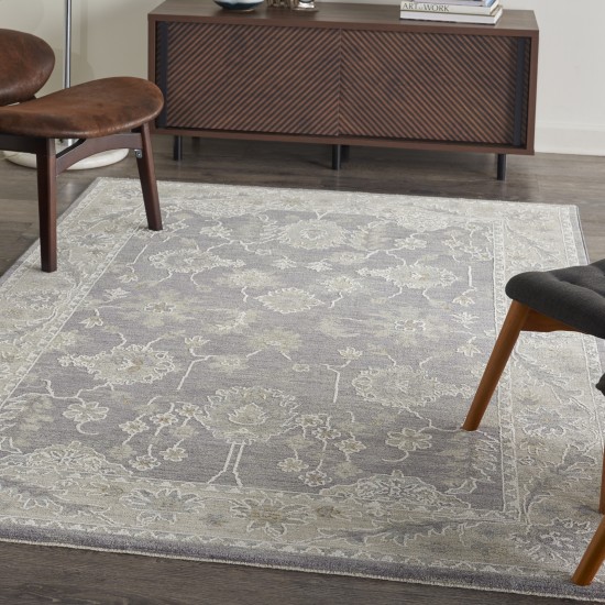 Nourison Infinite IFT03 Area Rug, Charcoal, 3'11" x 5'11"