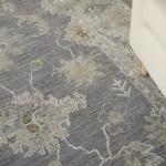 Nourison Infinite IFT03 Area Rug, Charcoal, 9'3" x 12'7"