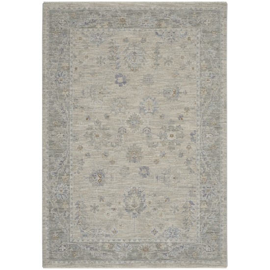 Nourison Infinite IFT03 Area Rug, Light Grey, 3'11" x 5'11"