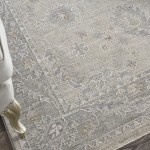 Nourison Infinite IFT03 Area Rug, Light Grey, 3'11" x 5'11"