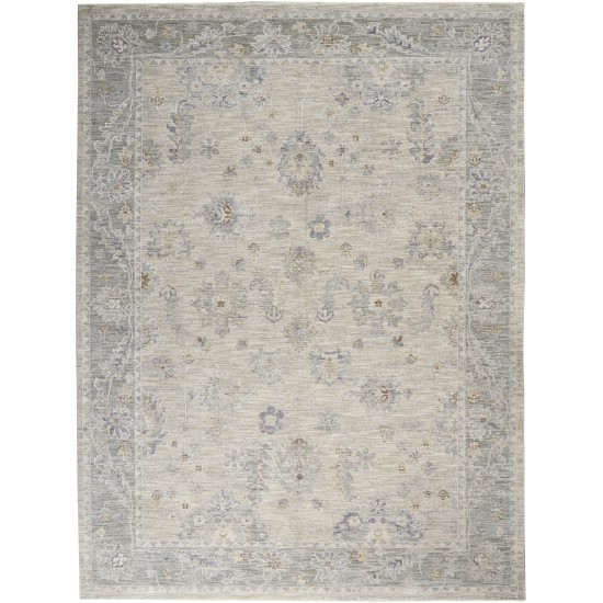 Nourison Infinite IFT03 Area Rug, Light Grey, 7'10" x 10'4"