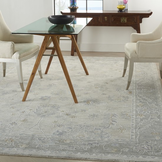 Nourison Infinite IFT03 Area Rug, Light Grey, 7'10" x 10'4"