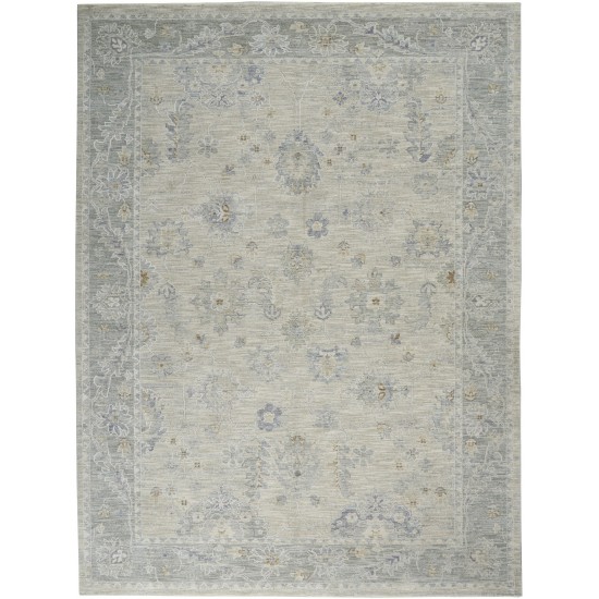 Nourison Infinite IFT03 Area Rug, Light Grey, 9'3" x 12'7"