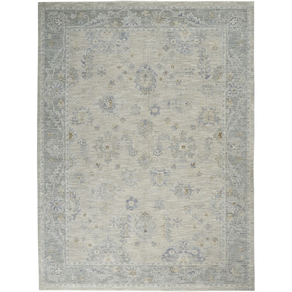 Nourison Infinite IFT03 Area Rug, Light Grey, 9'3" x 12'7"