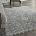 Nourison Infinite IFT04 Area Rug, Charcoal, 3'11" x 5'11"