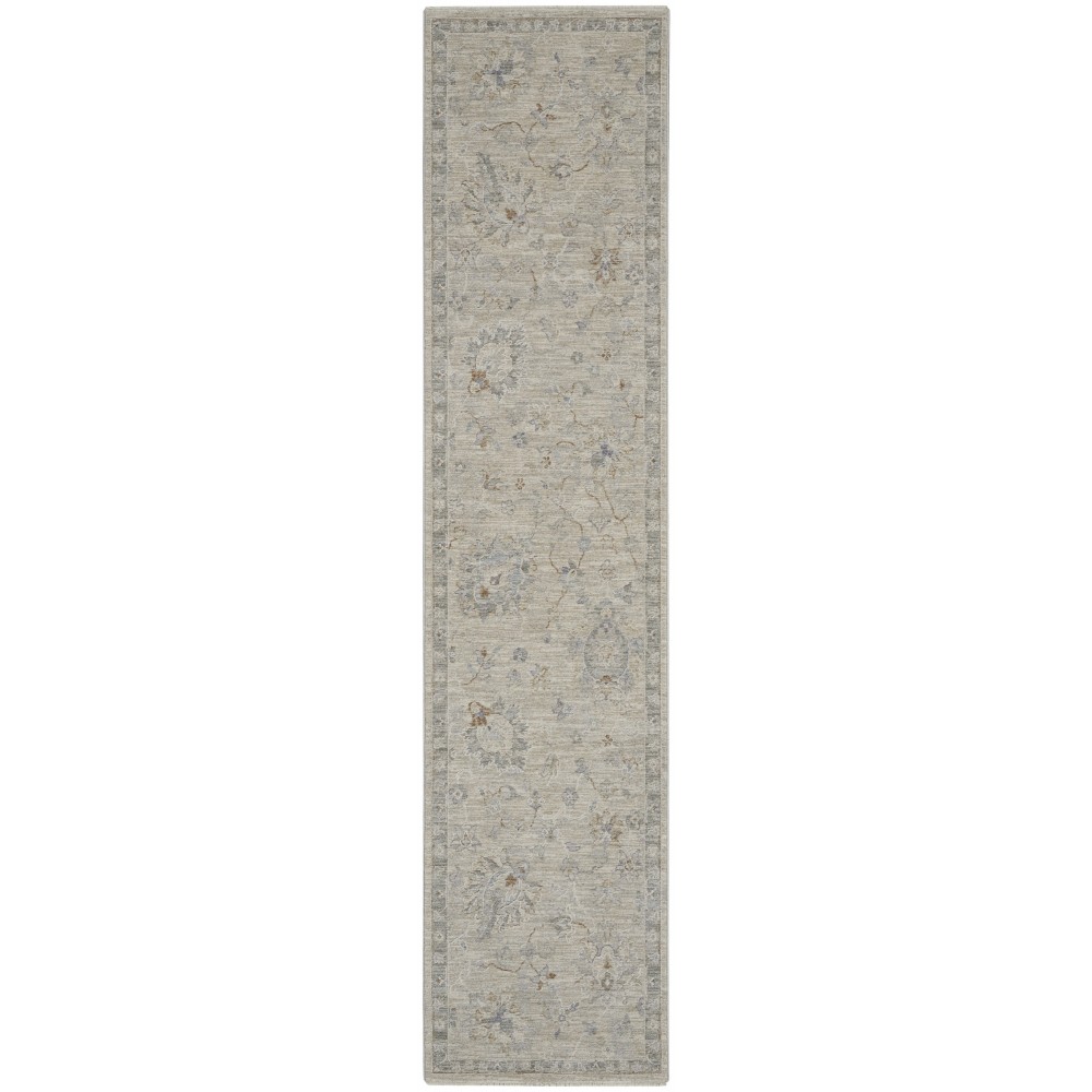Nourison Infinite IFT04 Runner Rug, Light Grey, 2'3" x 10'2"