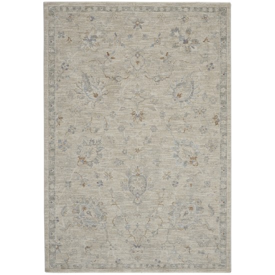 Nourison Infinite IFT04 Area Rug, Light Grey, 3'11" x 5'11"