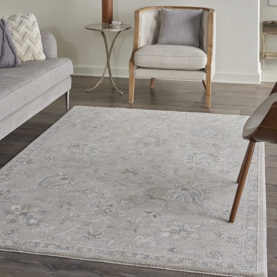 Nourison Infinite IFT04 Area Rug, Light Grey, 3'11" x 5'11"