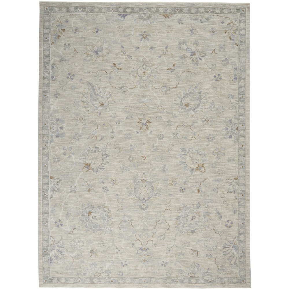 Nourison Infinite IFT04 Area Rug, Light Grey, 7'10" x 10'4"