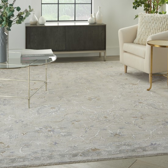 Nourison Infinite IFT04 Area Rug, Light Grey, 7'10" x 10'4"