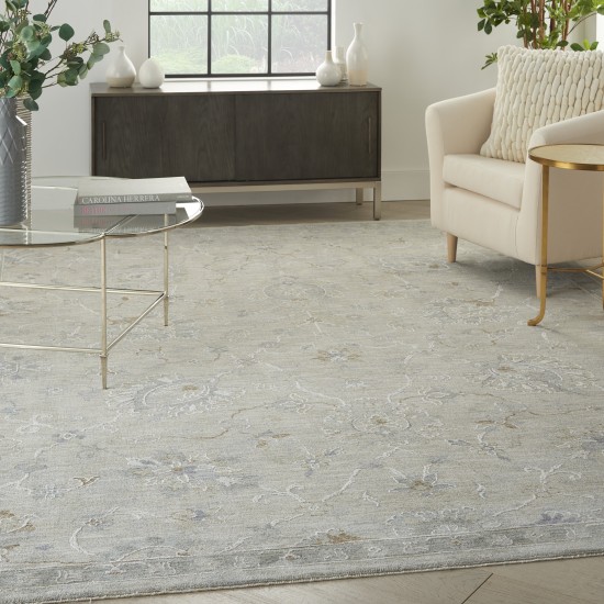 Nourison Infinite IFT04 Area Rug, Light Grey, 9'3" x 12'7"