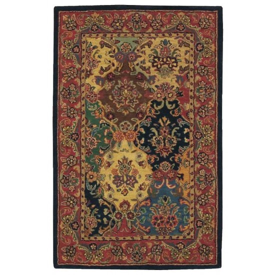 Nourison India House IH23 Area Rug, Multicolor, 3'6" x 5'6"