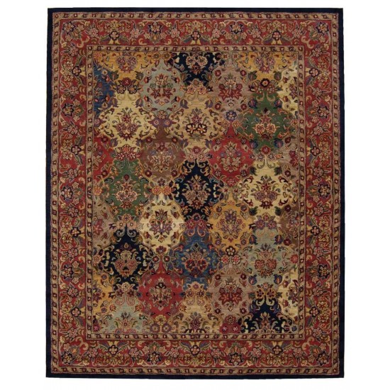 Nourison India House IH23 Area Rug, Multicolor, 8' x 10'6"