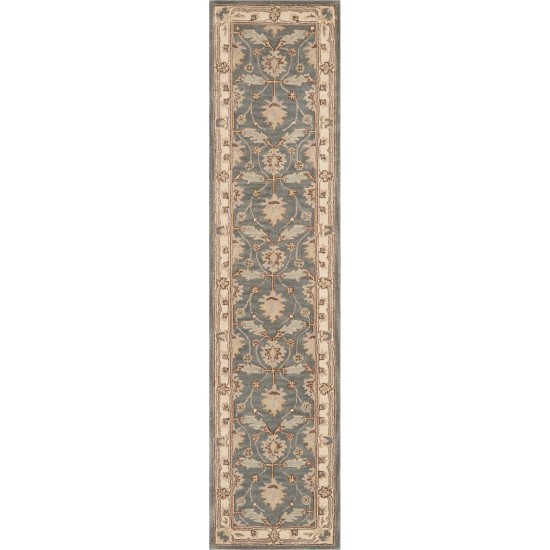 Nourison India House IH75 Runner Rug, Blue, 2'3" x 10'