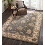 Nourison India House IH75 Area Rug, Blue, 8' x 10'6"