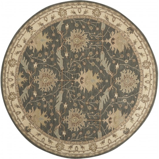 Nourison India House IH75 Area Rug, Blue, 8' x Round