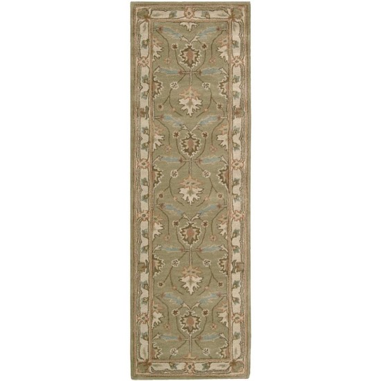 Nourison India House IH76 Runner Rug, Sage, 2'3" x 7'6"