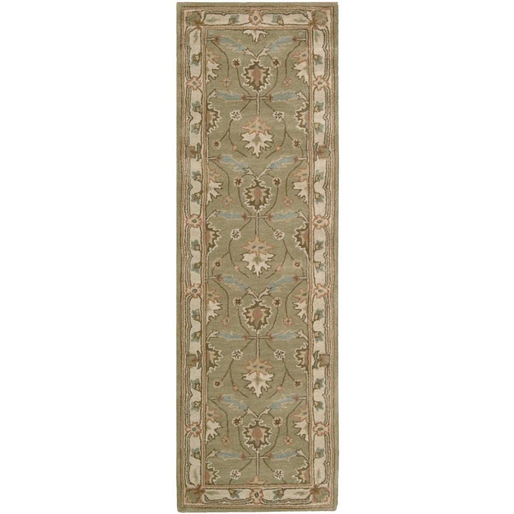 Nourison India House IH76 Runner Rug, Sage, 2'3" x 7'6" Nourison India House IH76 Runner Rug, Sage, 2'3" x 7'6"