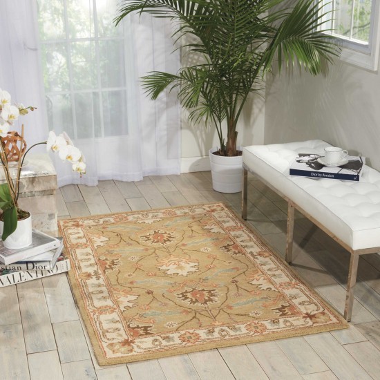 Nourison India House IH76 Area Rug, Sage, 2'6" x 4'