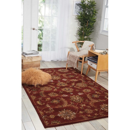 Nourison India House IH83 Area Rug, Brick, 2'6" x 4'