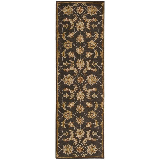 Nourison India House IH83 Runner Rug, Charcoal, 2'3" x 7'6"