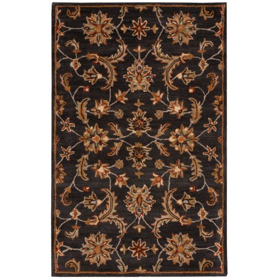 Nourison India House IH83 Area Rug, Charcoal, 2'6" x 4'