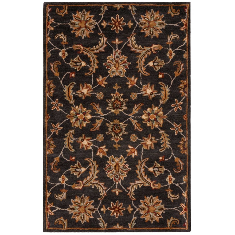 Nourison India House IH83 Area Rug, Charcoal, 3'6" x 5'6"