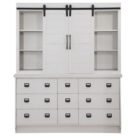 ACME Renske Hutch & Buffet, Antique White