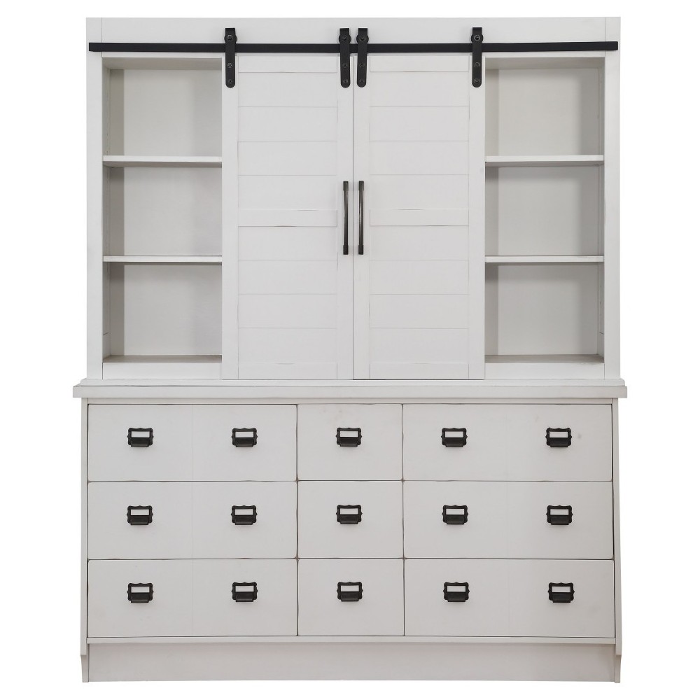 ACME Renske Hutch & Buffet, Antique White
