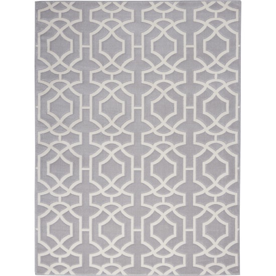 Inspire Me! Home Décor Joli IMHR2 Area Rug, Grey/White, 5'3" x 7'3"