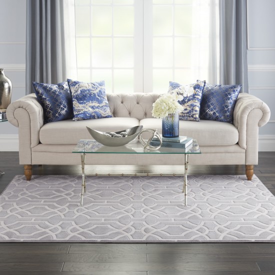 Inspire Me! Home Décor Joli IMHR2 Area Rug, Grey/White, 5'3" x 7'3"