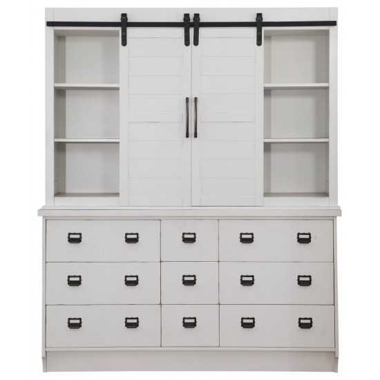 ACME Renske Hutch & Buffet, Antique White