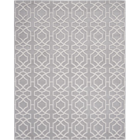 Inspire Me! Home Décor Joli IMHR2 Area Rug, Grey/White, 8' x 10'