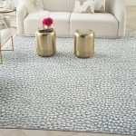 Inspire Me! Home Décor Joli IMHR4 Area Rug, Ivory/Blue/Grey, 8'6" x 11'6"