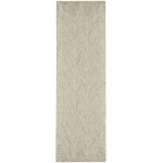 Nourison Interlock ITL04 Runner Rug, Ivory/Grey, 2'3" x 7'6"