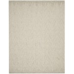 Nourison Interlock ITL04 Area Rug, Ivory/Grey, 8' x 10'6"